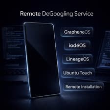 Image of Remote DeGoogling Service – GrapheneOS / iodéOS / LineageOS, Ubuntu Installation