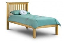 Image of Solid Pine in a Antique Finish 3ft Single Bed ELONA