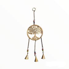 Image of Tree of Life wind chime Hanging decoration With Beads and Bells, Garden, Patio