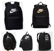Image of Nike Heritage Backpack Sports Gym School Rucksack Unisex Bag Black DP5753