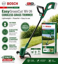 Image of Bosch Cordless Grass Trimmer EasyGrassCut 18V-26 (Without Battery) delivery free