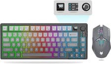 Image of 75 % Wireless Gaming Keyboard and Mouse Combo, Mechanical Keyboard + 3D 1600D