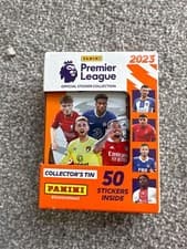 Image of Premier League collecters sticker tin