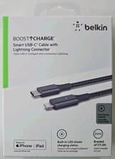 Image of Belkin 1.2m Fast Braided USB C - Lightning Cable iPhone iPad MFI Certified