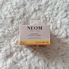 Image of Neom Happiness Scented Candle 75g Travel NEW BOX Neroli, Mimosa & Lemon