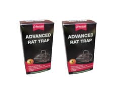Image of Rentokil Advanced Rat Trap – 2 Pack – Easy to Set Reusable Heavy Duty Traps