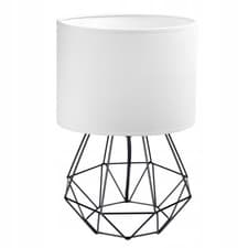 Image of Diamond Table Lamp Bedside Desk Light E27 LED Shade Metal Fabric 60w