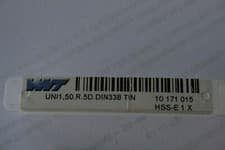 Image of WNT 1.50mm Drill UNI1,50.R.5D.DIN338 TIN HSS-E 1X  ( 10171015 )