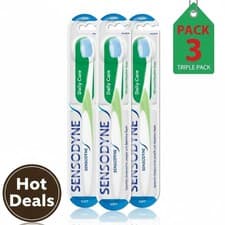 Image of Sensodyne Sensitive Soft Toothbrush - Daily Care All Round Effective Clean X 3