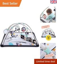 Image of Interactive Black & White Baby Play Gym with Music - 18 Activities for 0+