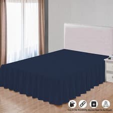 Image of  Percale Base Valance Sheet Non Iron Sheets Sing, Double, King, Super King 