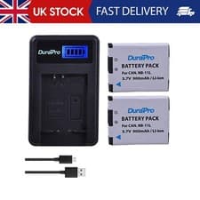 Image of 2Packs NB-11L NB-11LH Li-ion Battery + LCD USB Charger for Canon PowerShot A2300