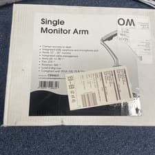 Image of Contour Ergonomics Single Monitor Arm Black/Silver CE04631