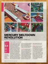 Image of 2007 Mercury Meltdown Revolution Nintendo Wii REVIEW Print Ad/Poster Game Art