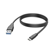 Image of Hama USB C to USB A Charging Cable 3 m Black