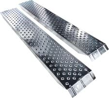 Image of VOUNOT Loading Ramps 2-Pack, Steel, 400kg, ATV, Motorcycle, 135cm