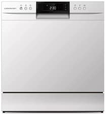 Image of Dent Cookology Freestandin Table Top Dishwasher With 8 Wash Cycles -CTTD8WH/D