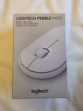 Image of Logitech Pebble M350 Wireless Bluetooth Mouse (White) ⭐️⭐️⭐️⭐️⭐️