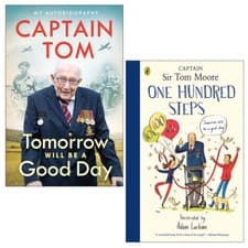 Image of Captain Tom Moore 2 Books Collection Set (Tomorrow Will Be,One Hundred) HBNEW