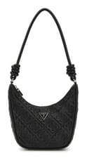 Image of GUESS Adelasia Top Zip Shoulder Bag Black