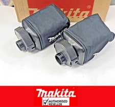 Image of 2XGenuine Makita  Dust Bag Sander BO4555 BO4556 BO4557 BO5030 DB0480 DB0481