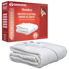 Image of Electric Heated Under Blanket 3 Heat Setting Machine Washable Single Double King