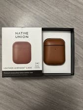 Image of Native Union Leather AirPods Case – Premium Italian Leather – Brown
