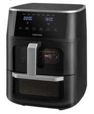 Image of Daewoo Actuate 11L Split Drawer Air Fryer - 1700W Space Saving Dual Zone
