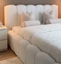Image of Luxury Ottoman Bed Frame Gas Lift Storage + Mattress | Customise Sizes & Colours