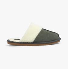 Image of Hush Puppies Arianna Womens Suede Slip-On Memory Foam Mule Slippers