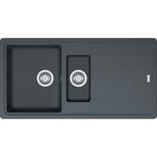 Image of Franke Titan Reversible Composite Kitchen Sink & Drainer 1.5 Bowl Graphite