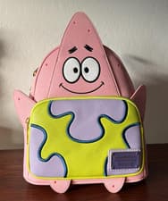 Image of Loungefly Patrick Star Mini Backpack Nickelodeon 20th Anniversary Spongebob New