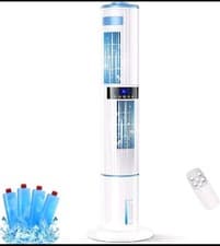 Image of Portable Air Cooler 4 in 1 Tower Fan/Air Purifier/Humidifier Aptorlty NEW 