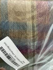 Image of Modern Fluffy Tartan Scarf