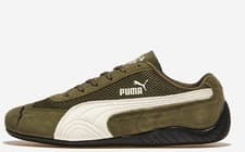 Image of PUMA SPEEDCAT MESH OG Vintage men's shoes 404370 02 olive kakie