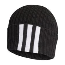 Image of Adidas ‘3 Stripe’ Woolie Beanie Hats (DZ8925) (OSFM)