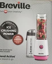 Image of Breville VBL248 Blend Active Personal Blender and Smoothie Maker - Pink