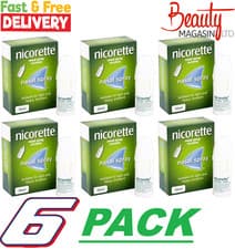 Image of 6 x Nicorette Nasal Spray 10ml (6 Pack)-FREE & FAST SHIPPING NEXT DAY DELIVERY