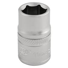 Image of Draper Expert 6 Point Metric Socket 3/8" Square Drive Micro Satin Finish 11mm