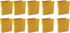 Image of 25Mm 2 Ring Binder Polypropylene A4 Yellow (Pack of 10)