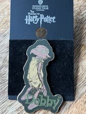 Image of HARRY POTTER DOBBY PIN BADGE WARNER BROS STUDIO TOUR NEW ON CARD