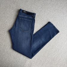 Image of Mens HUGO BOSS Maine Stretch Regular Straight Fit Blue Jeans W36 L34 BNWT