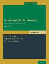 Image of Managing Social Anxiety, Workbook: a Cognitive-Behavioral Therapy Approach (Trea