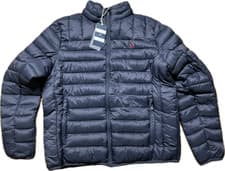 Image of Crew Clothing Company Mens Lowther Jacket Large Navy Lightweight RRP £89