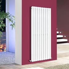 Image of Designer Flat Panel Radiator Vertical Horizontal White Central Heating Rads UK