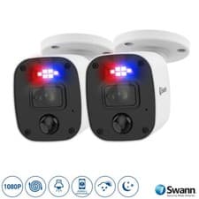 Image of Swann PRO-1080MQB 1080p Enforcer Bullet CCTV Cameras Flash Audio 4680 x 2