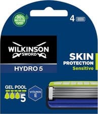 Image of Wilkinson Sword Hydro 5 Sensitive Razor Blades Refills 4 pack (packaging may var