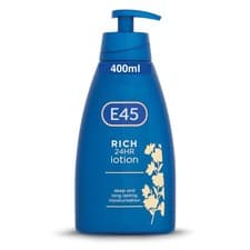 Image of E45 Rich 24Hr Cream 400ml Intense Moisturiser for Dry Skin Hydration Relief