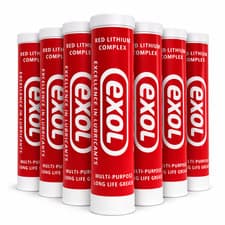 Image of Exol Red Grease Cartridge 400g – Lithium Complex EP2 - Multi Pack Options