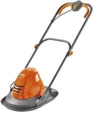 Image of Flymo Turbo Lite 250 Electric Hover Lawn Mower – 1400 W, 25 Cm Cutting Width, Am